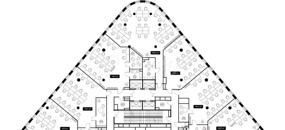 Офис, 69.8 м2 Москва - изображение 2