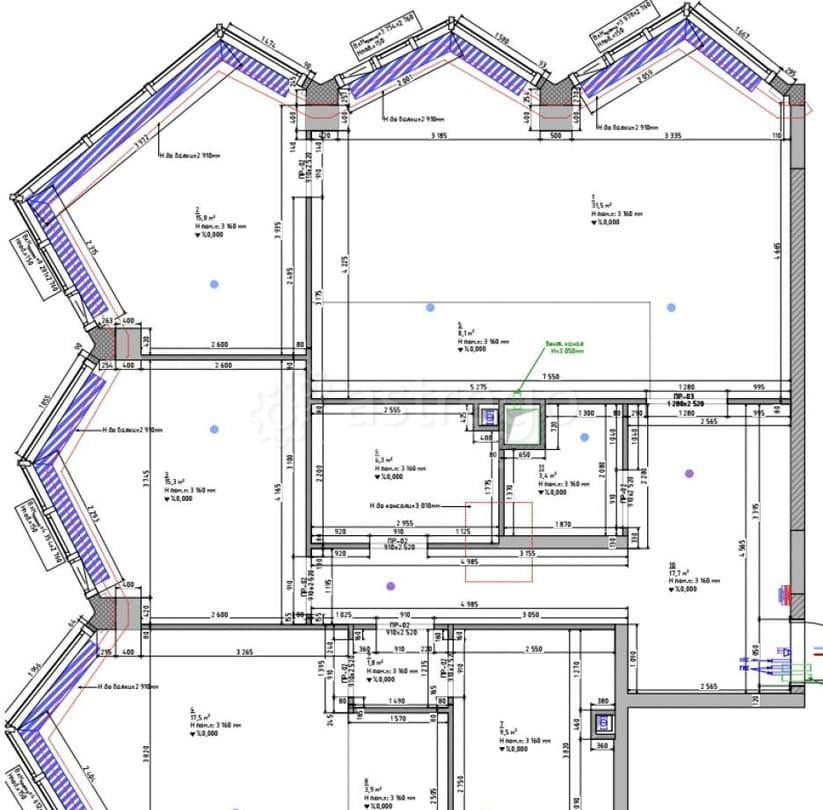 4-комн. квартира, 130 м2, 20/32 эт. Москва - изображение 7