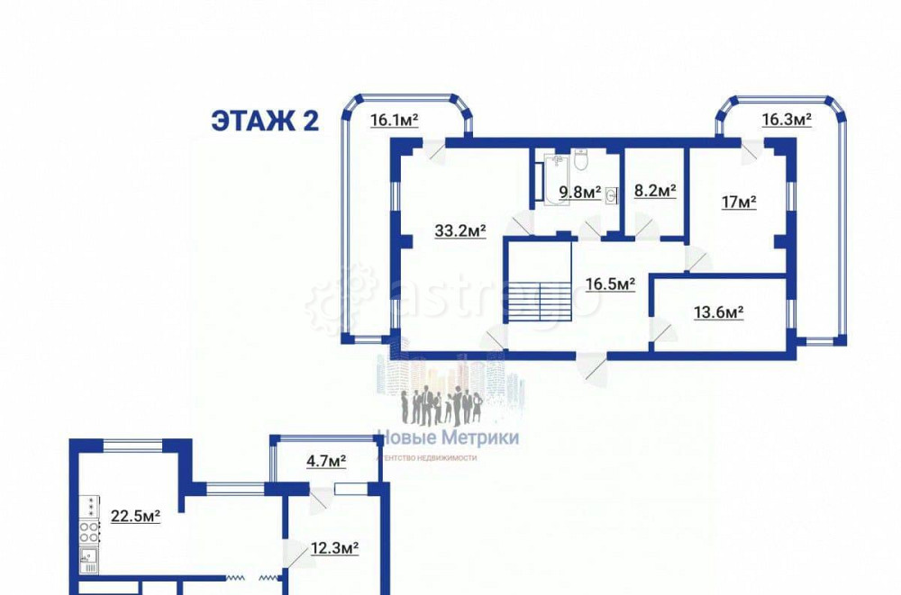 4-комн. квартира, 160 м2, 19/19 эт. Санкт-Петербург - изображение 4