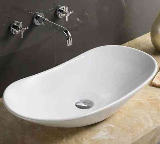 Раковина на столешницу Cerama LUX 7811A (61,5х36х15,5) Красноярск