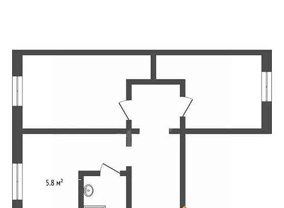 2-комн. квартира, 43.4 м2, 1/5 эт. Новодвинск