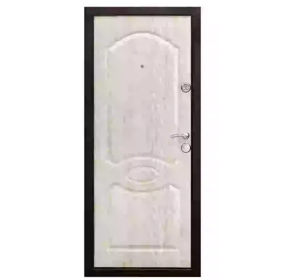 Дверь металлическая Экстра Беленый дуб 860х2050 правая 65 мм Екатеринбург