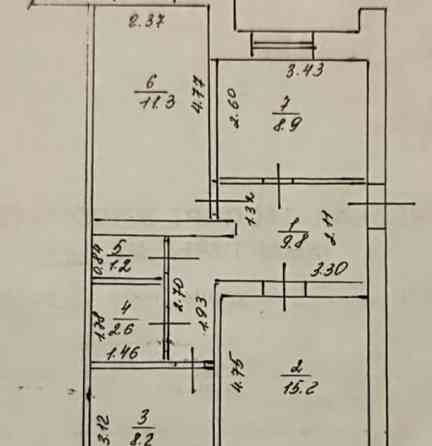 2-комн. квартира, 58.7 м2, 2/5 эт. Салават