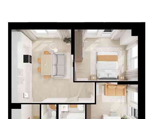 2-комн. квартира, 53.6 м2, 7/25 эт. Котельники