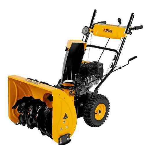 Бензиновая снегоуборочная машина SBM 610, 212cc, ручной старт, фара// Denzel Ярославль