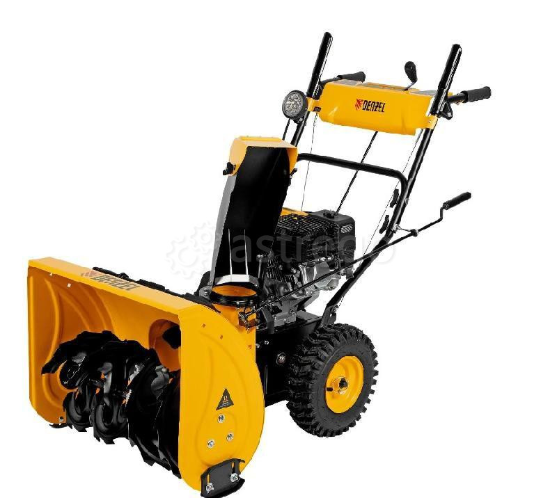 Бензиновая снегоуборочная машина SBM 610, 212cc, ручной старт, фара// Denzel Ярославль - изображение 1