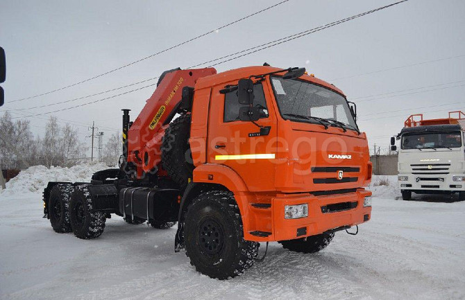 Бортовой автомобиль на шасси Isuzu Elf с КМУ XCMG 5 т с монтажной корзиной Самара - изображение 1