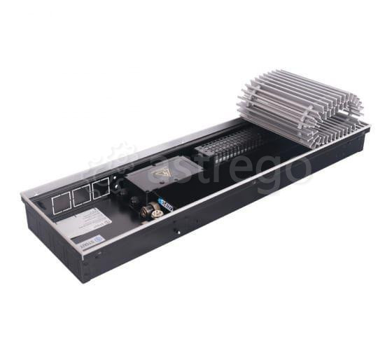 Внутрипольный конвектор STOUT SCQ 75.240.800 алюминиевая решётка SCQ-1100-0724080 Stout Москва - изображение 1