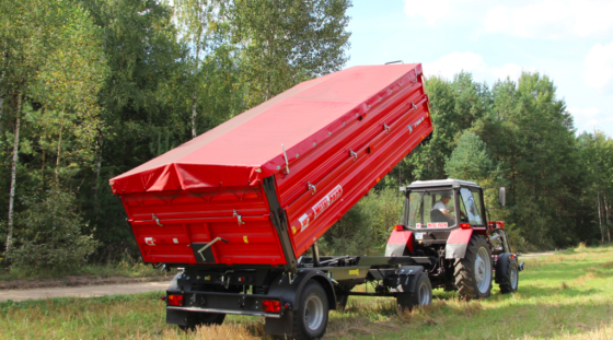 Прицеп тракторный самосвальный серии Т-940 с надставными бортами ( 5- 6т.) Самара