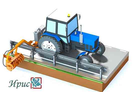 Шнекоротор ШрБ-1,2 забарьерный на навеску МТЗ-82; привод от ВОМа Пермь