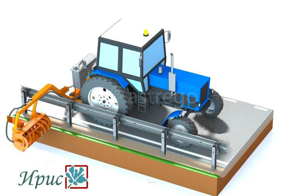 Шнекоротор ШрБ-1,2 забарьерный на навеску МТЗ-82; привод от ВОМа Пермь - изображение 1