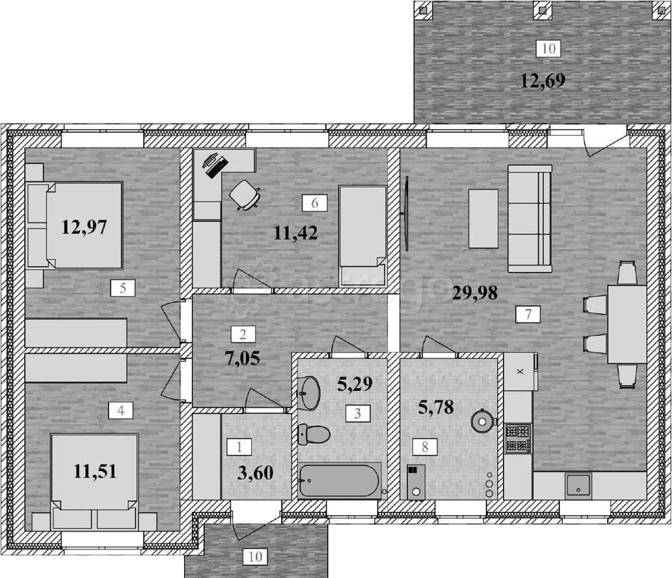 Коттедж, 111 м2, 1 эт. Москва - изображение 1