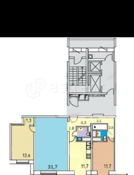 3-комн. квартира, 95.8 м2, 6/17 эт. Москва - изображение 7