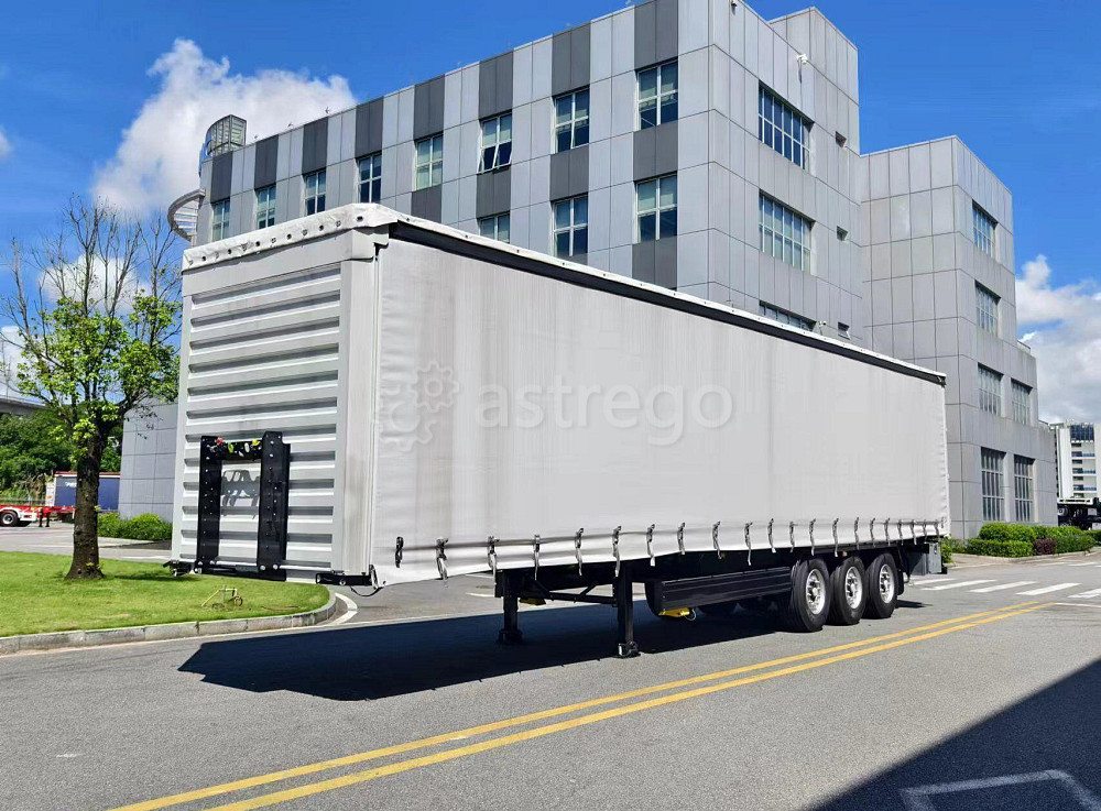 Полуприцеп Шторный BULL SX03 (CIMC) 13,6 м, V=92 м3, 3 оси BPW, EBS Wabco 2S/2M Краснодар - изображение 1