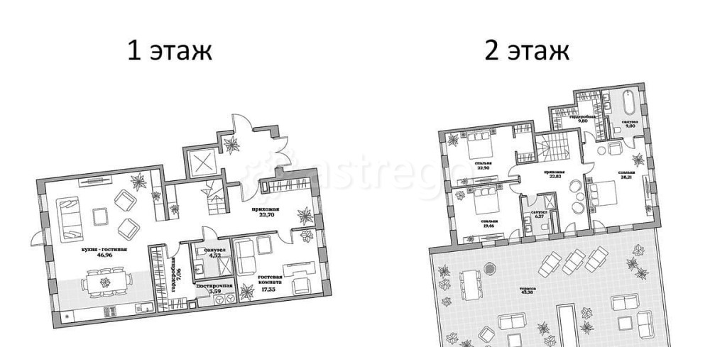 Таунхаус, 264.02 м2, 2 эт. Москва - изображение 1
