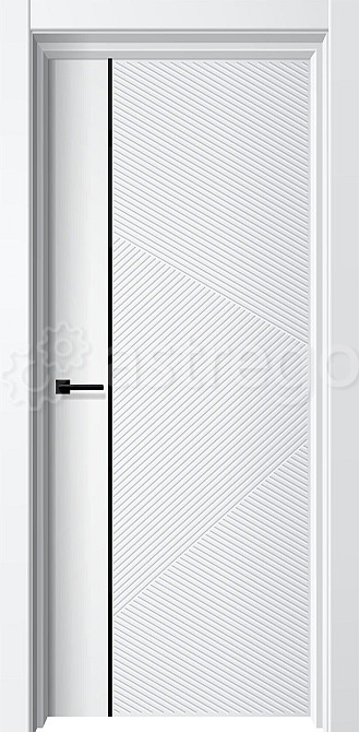 Дверь межкомнатная COSMO 6 Эмалит белый Пермь - изображение 1