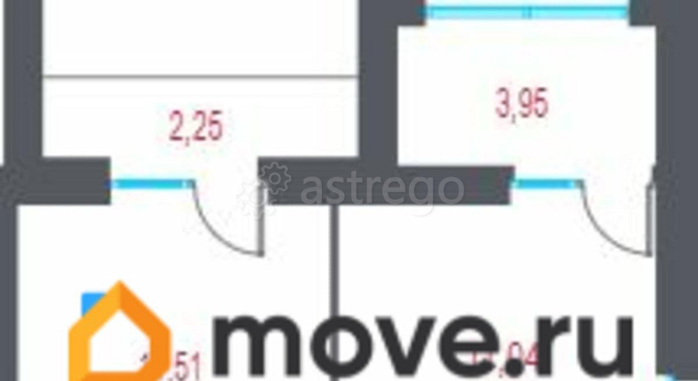 2-комн. квартира, 46.87 м2, 2/7 эт. Санкт-Петербург - изображение 7