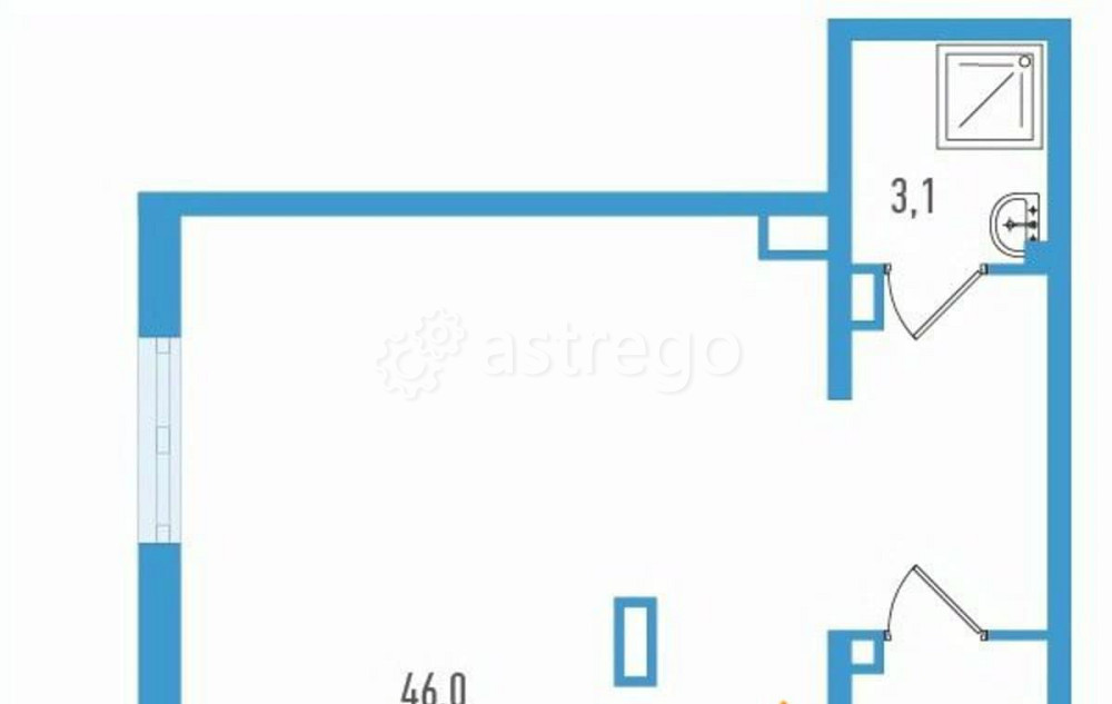 Свободного назначения, 53.4 м2 Санкт-Петербург - изображение 2