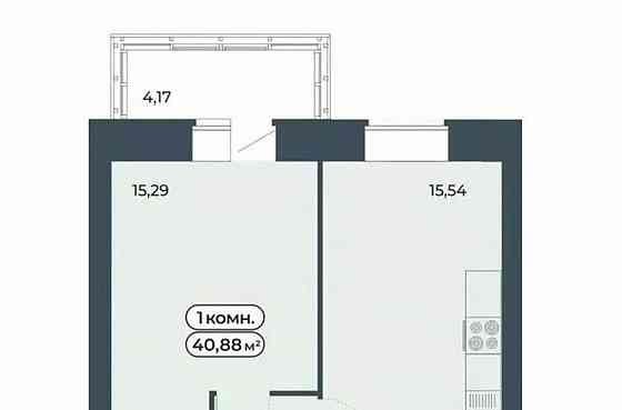 1-комн. квартира, 40.88 м2, 6/9 эт. Красноярск