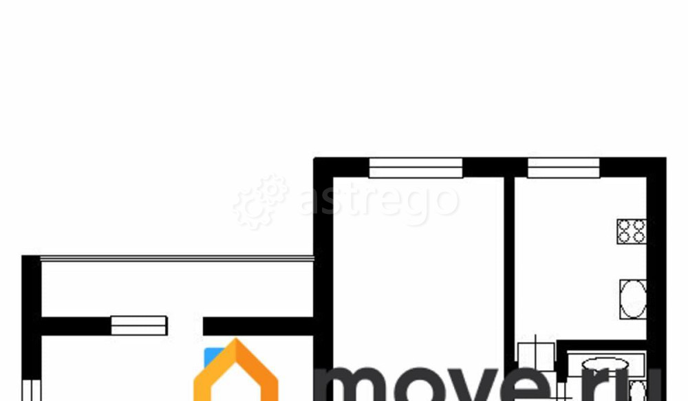 2-комн. квартира, 56 м2, 4/5 эт. Архангельск - изображение 2