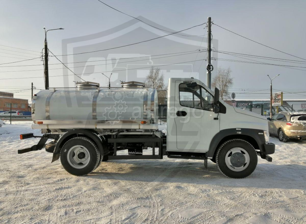 Цистерна молоковоз на базе автомобиля 4х2 с емкойстью из нержавейки Москва - изображение 1