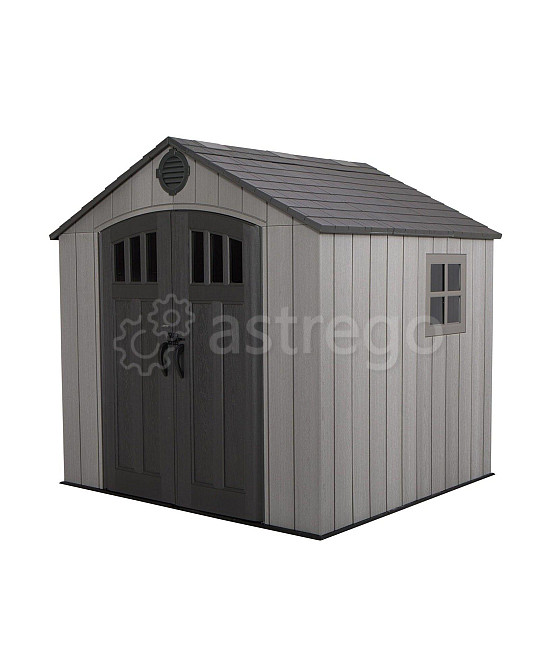 Усиленный пластиковый сарай для дачи LifeTime WoodLook, 87,5 (2,3 м*2,2 м) Екатеринбург - изображение 1