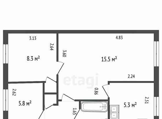 Комната, 12 м2, 3/5 эт. Санкт-Петербург