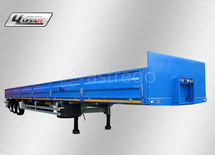 Полуприцеп ЧМЗАП 99064-031-ПМ43-02 П/п бортовой, ССУ1300, 3-осн, 13,5м борт, стаканы под коники, БЕЗ Краснодар - изображение 1