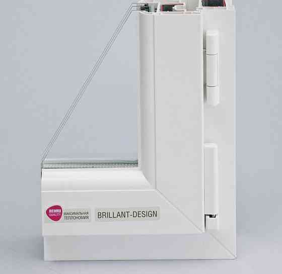 Пластиковое окно REHAU BRILLANT-Design Краснодар