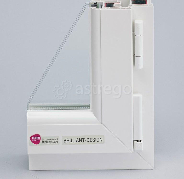 Пластиковое окно REHAU BRILLANT-Design Краснодар - изображение 1