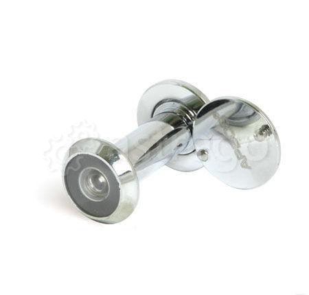 Глазок для входных дверей, цвет серый хром 3014/40-75-CR Новосибирск - изображение 1