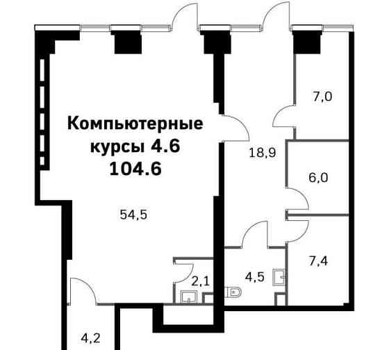 Офис, 104.6 м2 Москва
