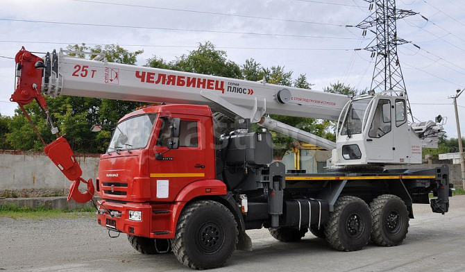 Автокран 25 т Челябинец КС-55732-33 на шасси Камаз-43118 6х6 Самара - изображение 1