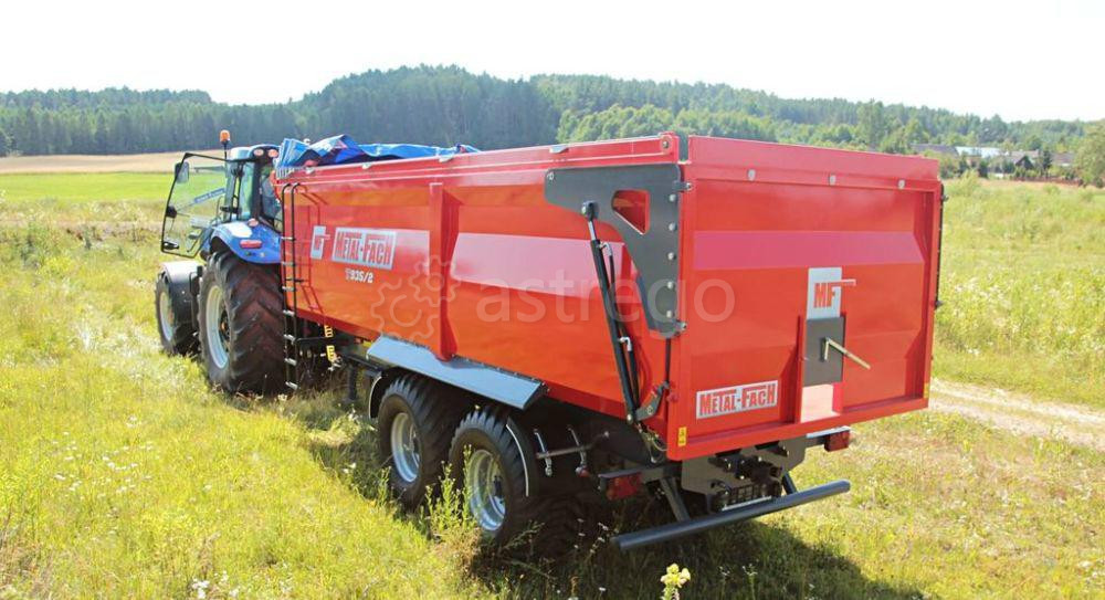 Прицеп сельскохозяйственный Metal-Fach T935/2-16T, грузоподъемность 16000 кг, вместимость 22.5 м, 82 Санкт-Петербург - изображение 1