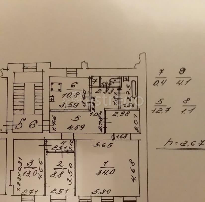 3-комн. квартира, 90 м2, 3/5 эт. Санкт-Петербург - изображение 2