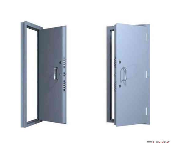 Дверь бронированная пулестойкая двупольная серии ДБПД-1 SS/AG-1, 1 класса пулестойкости по ГОСТ Р 51 Красноярск