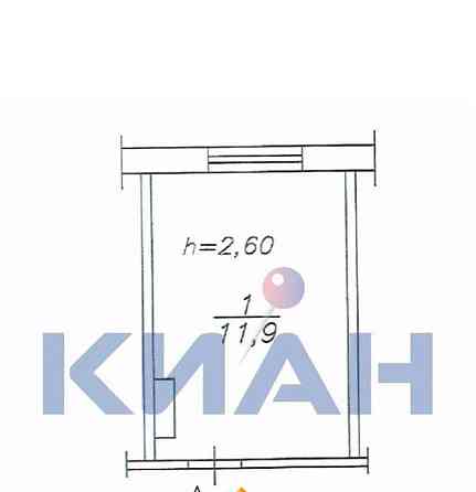 Комната, 11.9 м2, 4/9 эт. Красноярск