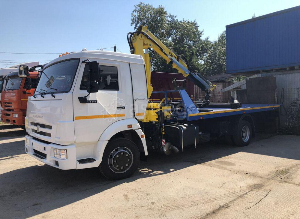Эвакуатор на шасси Камаз 4308 с КМУ HYVA HA100E2 (Италия) Самара - изображение 1