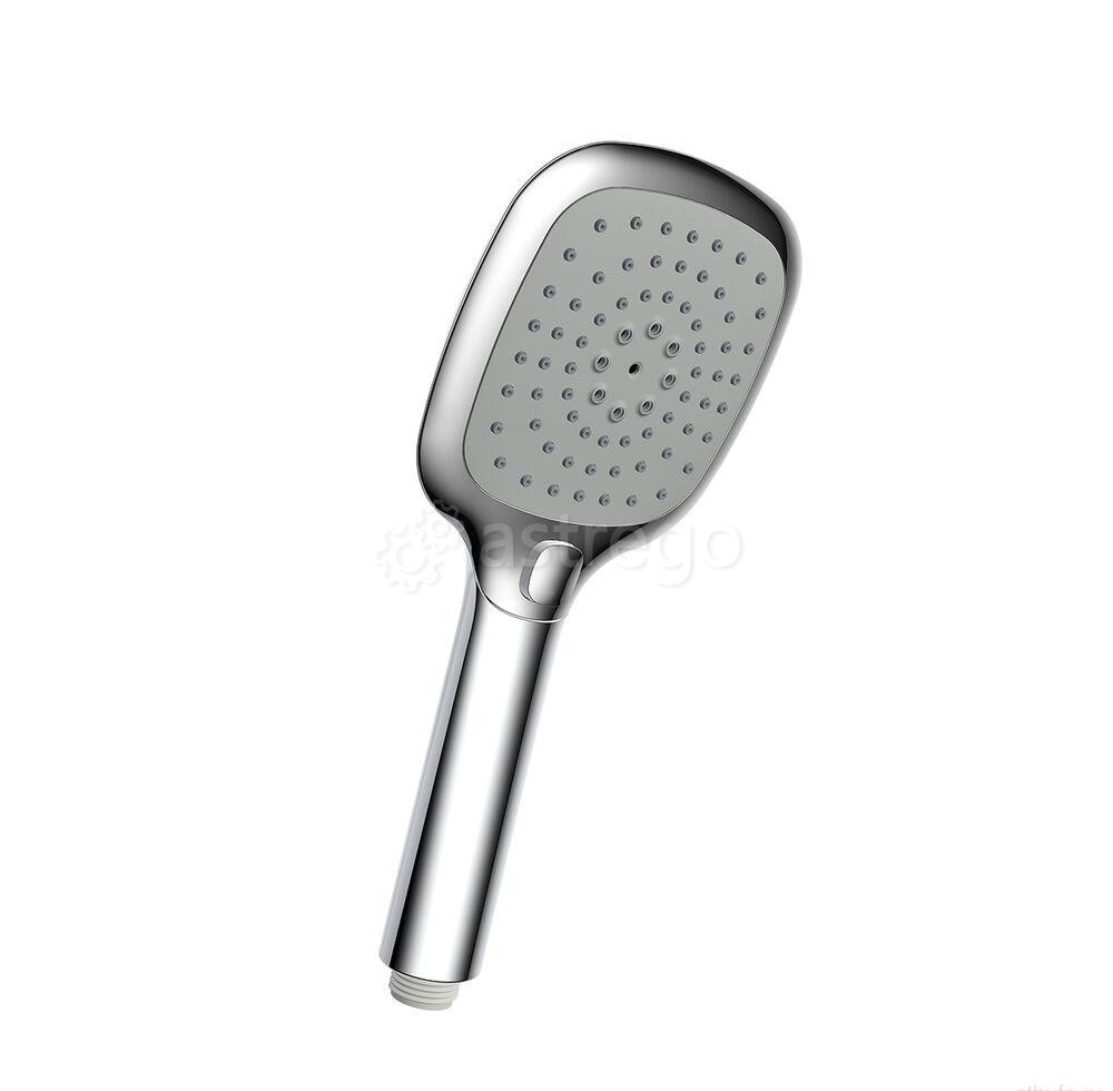 Лейка душевая LEMARK LM1014C квадратная 3-функциональная 110х253 мм, хром, блистер (1/12) Пермь - изображение 1