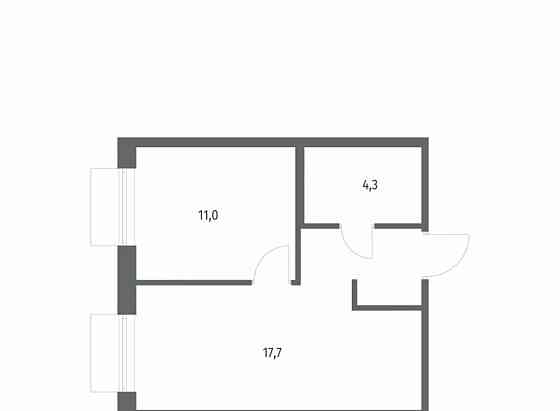 1-комн. квартира, 37.3 м2, 3/12 эт. Санкт-Петербург