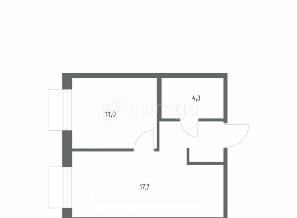 1-комн. квартира, 37.3 м2, 3/12 эт. Санкт-Петербург - изображение 1