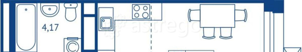 Студия, 37.2 м2, 17/22 эт. Королев - изображение 1
