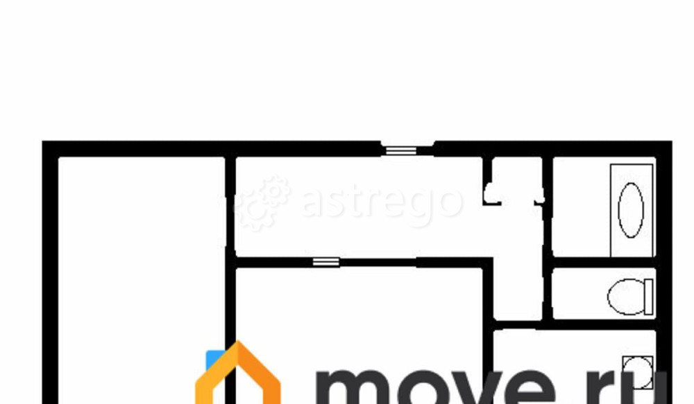 2-комн. квартира, 55 м2, 3/12 эт. Москва - изображение 3