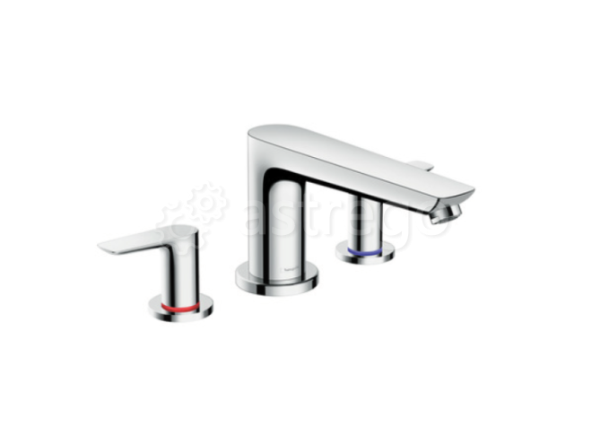 Смеситель для ванны и душа Hansgrohe, Talis E, тип открывания воды - двухрычажный, тип установки - н Москва - изображение 1