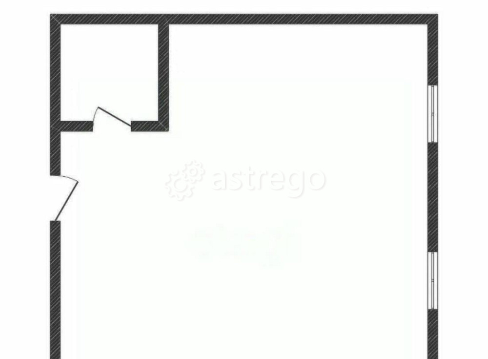 Студия, 46.8 м2, 4/4 эт. Старый Оскол - изображение 1