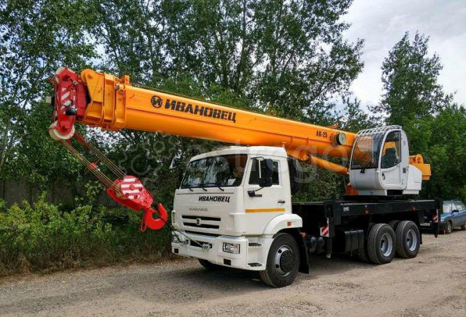Автокран Ивановец КС-45717К-1 шасси Камаз 65115 25 т., 21 м. ОВОИД (6х4) Самара - изображение 1