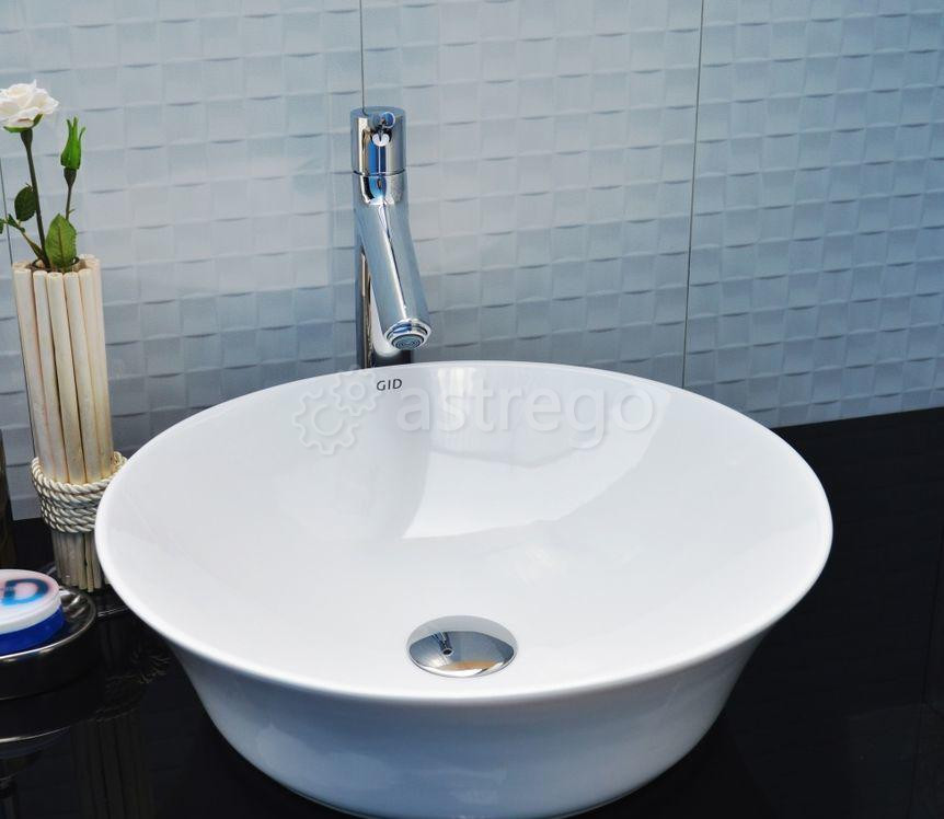 Раковина на столешницу Cerama LUX 9381 (41,5х41,5х12,5) Красноярск - изображение 1