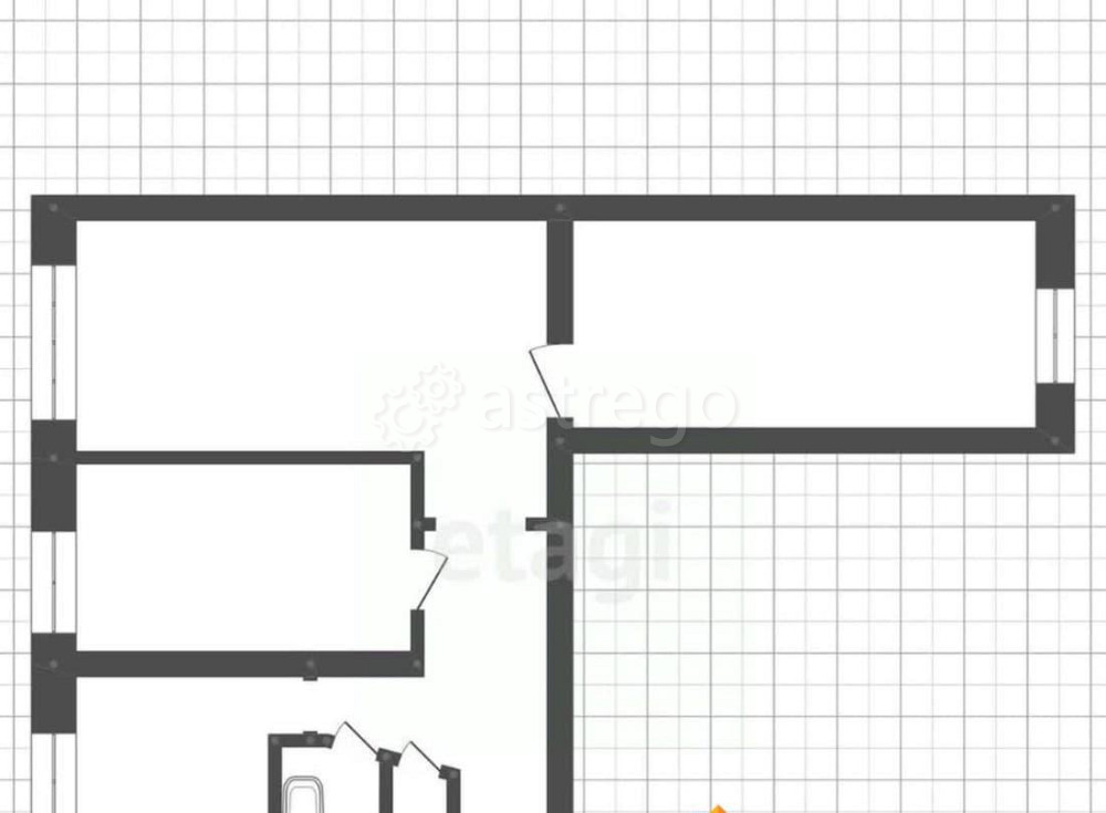 3-комн. квартира, 58.1 м2, 1/5 эт. Белогорск - изображение 5