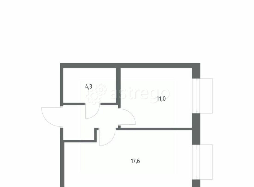 1-комн. квартира, 37.1 м2, 4/12 эт. Санкт-Петербург - изображение 1