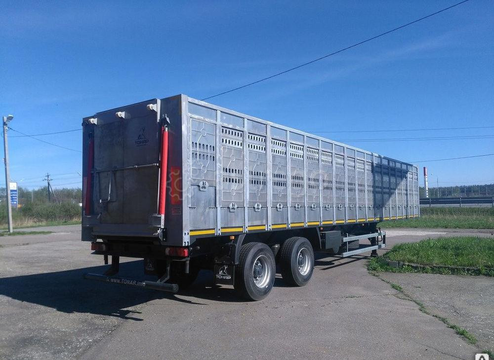Полуприцеп Скотовоз Тонар 98262 1 ярус Москва - изображение 1